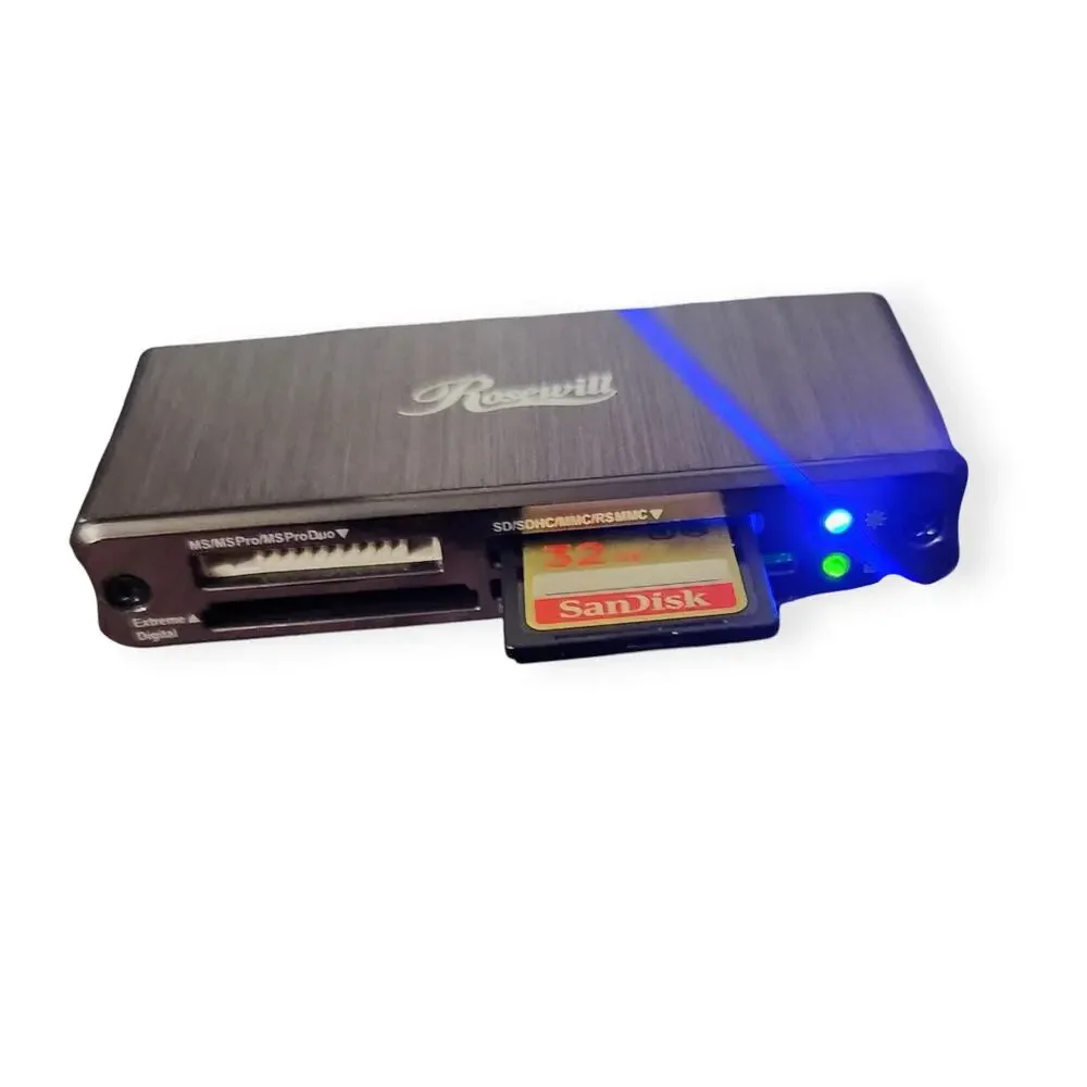 Rosewill USB 2.0 74-in-1 Card Reader Tested Pre-owned